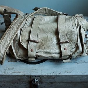 BCBG MAXAZRIA  Genuine Leather Tan Bag